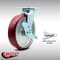Service Caster 8 Inch SS Poly on Aluminum Caster with Roller Bearing and Brake/Swivel Lock SCC SCC-SS30S820-PAR-TLB-BSL - alternate 4